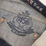 45R/45rpm 45年ものがたり空比古比女（群青・生）定価29700円 デニムパンツ ブルー レディース フォーティーファイブアールピーエム【中古】6-0321G△