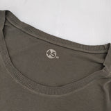 45R/45rpm コットン サイズ2 長袖Ｔシャツ カットソー ロンＴ カーキ レディース フォーティーファイブアールピーエム【中古】6-0321M△