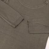 45R/45rpm コットン サイズ2 長袖Ｔシャツ カットソー ロンＴ カーキ レディース フォーティーファイブアールピーエム【中古】6-0321M△