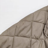 LAVENHAM Brundon Womens 20 ブランドンウィメンズ サイズ10 キルティング 中綿 定価73700円 コート グレージュ レディース ラベンハム【中古】6-0914T♪