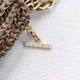 ANTEPRIMA LUCCHETTO ルッケット 2 スモール フラップ付きチェーンバッグ ワイヤーバッグ カード付き ショルダーバッグ FANGO OPACO エナメルファンゴカーキ ブラウン レディース アンテプリマ【中古】6-0118G♪