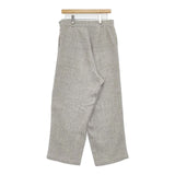 humoresque wide pants コットンリネン ワイドパンツ KA2402e パンツ グレー レディース ユーモレスク【中古】6-0416M∞