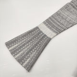 Mame Kurogouchi Mishima Karatsu Floral Pattern Knitted Cardigan 三島唐津 印花柄 定価63800円 カーディガン 24AW グレー ホワイト レディース マメクロゴウチ【中古】6-0131T♪