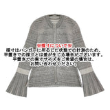 Mame Kurogouchi Mishima Karatsu Floral Pattern Knitted Cardigan 三島唐津 印花柄 定価63800円 カーディガン 24AW グレー ホワイト レディース マメクロゴウチ【中古】6-0131T♪