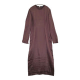 YLEVE アセテートサテンワンピース ドレス 定価39600円 168-4255044 サイズ2 ワンピース 24AW アセテート100％ レディース イレーヴ【中古】6-0131M♪