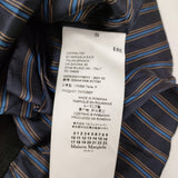 MAISON MARGIELA ダメージ加工 ストライプ レイヤード サイズS カーディガン 21AW ブラック メンズ メゾンマルジェラ【中古】6-0131T♪