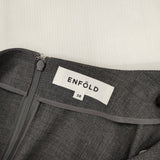 ENFOLD ライトサマーウール ドレープスカート サイズ38 ロングスカート グレー レディース エンフォルド【中古】6-0225G♪