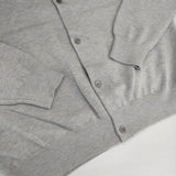 PLAY COMME des GARCONS OR-T013 ハート ウール クルーネック カーディガン AD2017 ライトグレー レディース プレイコムデギャルソン【中古】6-0131T△