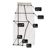 SLOBE IENA ボリュームギャザーイージーパンツ コットン サイズ38 パンツ 24SS ホワイト レディース スローブイエナ【中古】6-0507M∞