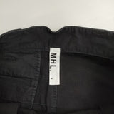 MHL. コットン 595-143550 サイズ3 パンツ ブラック レディース エムエイチエル【中古】6-0131G♪