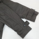 MHL. 595-1210502 PROOFED COTTON NYLON TWILL ダウンライナー付き 定価62700円 サイズ0 ステンカラーコート 21AW ダークブラウン レディース エムエイチエル【中古】6-1007T△
