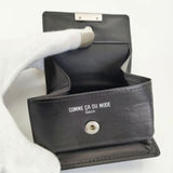 COMME CA DU MODE sacs レザー マチ付き 小銭入れ コインケース ブラック ユニセックス コムサ・デ・モード【中古】6-0530G∞