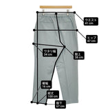 UNFILO ウエストゴム 大きいサイズ XXXL beauty warm pants テーパード スラックス パンツ ライトグリーン レディース アンフィーロ【中古】6-0420G∞