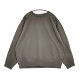 VOAAOV ヘビージャージーガーメントダイクルーネックプルオーバー 定価19800円 サイズ0 VOCT-O31 長袖Ｔシャツ カットソー ロンＴ Cグレー レディース ヴォアーブ【中古】6-0131M♪