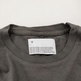 VOAAOV ヘビージャージーガーメントダイクルーネックプルオーバー 定価19800円 サイズ0 VOCT-O31 長袖Ｔシャツ カットソー ロンＴ Cグレー レディース ヴォアーブ【中古】6-0131M♪