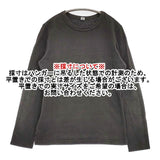 pure blue japan コットン サイズ1 日本製 長袖Ｔシャツ カットソー ロンＴ チャコールグレー レディース 正藍屋/ピュアブルージャパン【中古】6-0420M∞