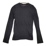 45R/45rpm コットン ニットソー サイズ1 長袖Ｔシャツ カットソー ロンＴ ブラック レディース フォーティーファイブアールピーエム【中古】6-0420M∞