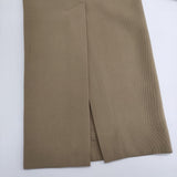 FRAMeWORK カルゼウールスリットパンツ 定価17600円 サイズ40 パンツ ベージュ レディース フレームワーク【中古】6-0131T♪