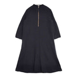 green label relaxing UNITED ARROWS ツイードフリンジ ワンピース 濃紺 ネイビー レディース グリーンレーベルリラクシング【中古】6-0420M∞