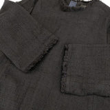 green label relaxing UNITED ARROWS ツイードフリンジ ワンピース 濃紺 ネイビー レディース グリーンレーベルリラクシング【中古】6-0420M∞