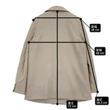 N.Natural Beauty Basic ダブルブレストボクシージャケット 017-5155010 サイズS テーラードジャケット 24AW ベージュ レディース エヌナチュラルビューティベーシック【中古】6-0131M♪