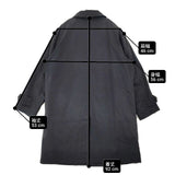 MHL. COTTON NYLON CANVAS COAT ダウンベストライナー付き 定価56100円 595-8210502 コート ネイビー系 レディース エムエイチエル【中古】6-0819T∞
