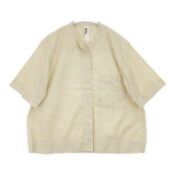 MHL. 595-4152511 ORGANIC COTTON SHIRTING 半袖シャツ 24SS イエロー系 レディース エムエイチエル【中古】6-0624S∞