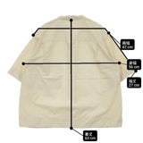MHL. 595-4152511 ORGANIC COTTON SHIRTING 半袖シャツ 24SS イエロー系 レディース エムエイチエル【中古】6-0624S∞
