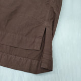 MHL. WASHED DRY COTTON POPLIN SHIRT 定価25300円 595-3253502 プルオーバー ブラウス シャツ 23AW ブラウン レディース エムエイチエル【中古】6-0420M∞