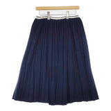 45R/45rpm フロートプリーツSKIRT 定価61600円 ニットプリーツ ロングスカート ネイビー レディース フォーティーファイブアールピーエム【中古】6-0802T∞