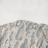mina perhonen lumiukko ロングスリーブ ウールカットソー aba8831 サイズ38 定価30800円 長袖Ｔシャツ カットソー ロンＴ 23AW オフホワイト ライトブルー レディース ミナペルホネン【中古】6-0914T♪