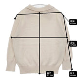 MARGARET HOWELL 578-0163600 POLO JUMPER 襟付き コットン プルオーバー 定価31900円 セーター ニット ベージュ レディース マーガレットハウエル【中古】6-0502M∞