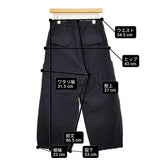KURASHI&Trips 「冬コーデの主役に」ウール素材のあったかカーゴパンツ S ネイビー レディース クラシアンドトリップス/北欧、暮らしの道具店【中古】6-0131T♪