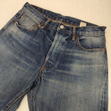 Ordinary fits コットン サイズ30 インディゴ ジーンズ デニムパンツ ネイビー レディース オーディナリーフィッツ【中古】6-0409G∞
