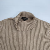 R&D.M.Co- シルクカシミアリブハイネック 定価41800円 セーター ニット ベージュ レディース オールドマンズテーラー【中古】6-0819T∞