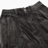 cloth&cross Hug O War コーデュロイタックワイドパンツ サイズ1 パンツ ブラック レディース クロス＆クロス ハグオーワー【中古】6-0131T♪