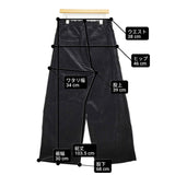 cloth&cross Hug O War コーデュロイタックワイドパンツ サイズ1 パンツ ブラック レディース クロス＆クロス ハグオーワー【中古】6-0131T♪