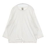 cloth&cross Hug O War コットン サイズF 長袖Ｔシャツ カットソー ロンＴ ホワイト レディース クロス＆クロス ハグオーワー【中古】6-0502M∞