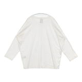 cloth&cross Hug O War コットン サイズF 長袖Ｔシャツ カットソー ロンＴ ホワイト レディース クロス＆クロス ハグオーワー【中古】6-0502M∞