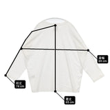 cloth&cross Hug O War コットン サイズF 長袖Ｔシャツ カットソー ロンＴ ホワイト レディース クロス＆クロス ハグオーワー【中古】6-0502M∞