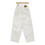 NEON SIGN Wide denim slacks ワイドデニムスラックス 定価29700円 サイズ42 デニムパンツ ホワイト レディース ネオンサイン【中古】6-0131G♪