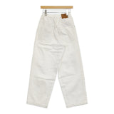 NEON SIGN Wide denim slacks ワイドデニムスラックス 定価29700円 サイズ42 デニムパンツ ホワイト レディース ネオンサイン【中古】6-0131G♪