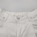 NEON SIGN Wide denim slacks ワイドデニムスラックス 定価29700円 サイズ42 デニムパンツ ホワイト レディース ネオンサイン【中古】6-0131G♪