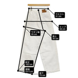 NEON SIGN Wide denim slacks ワイドデニムスラックス 定価29700円 サイズ42 デニムパンツ ホワイト レディース ネオンサイン【中古】6-0131G♪