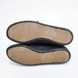 spring court 未使用品 G2 HEAVY TWILL LACES 38 スニーカー ブラック レディース スプリングコート【中古】6-0224G◎