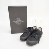 spring court 未使用品 G2 HEAVY TWILL LACES 38 スニーカー ブラック レディース スプリングコート【中古】6-0224G◎