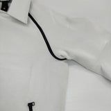 ISSEY MIYAKE ボンディング IM12FD512 サイズ2 日本製 ジャケット ライトグレー レディース イッセイミヤケ【中古】6-0819T∞