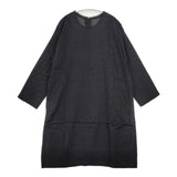 Haat ISSEY MIYAKE HA41FT638 刺繍 キュプラウール インナー付き ワンピース ブラック レディース ハートイッセイミヤケ【中古】6-0502M∞