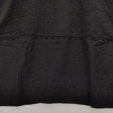 Haat ISSEY MIYAKE HA41FT638 刺繍 キュプラウール インナー付き ワンピース ブラック レディース ハートイッセイミヤケ【中古】6-0502M∞
