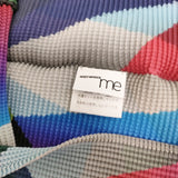 me ISSEY MIYAKE プリーツ マルチカラー ハイネック MI93FK135 半袖 カットソー 多色 レディース ミー イッセイミヤケ【中古】6-0506S◎